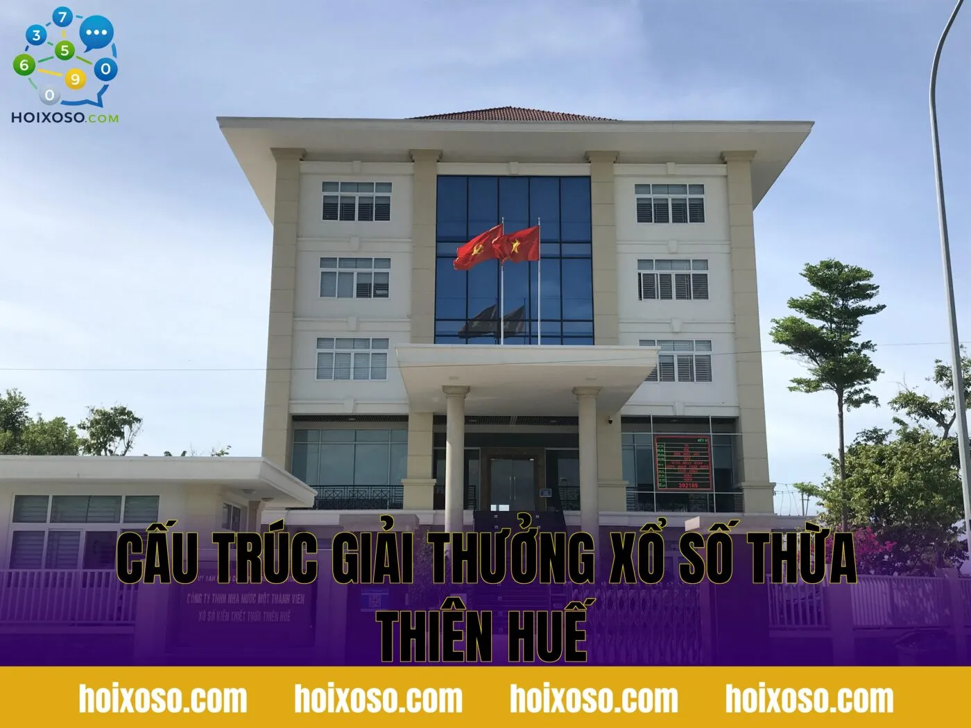 Cấu trúc giải thưởng xổ số Thừa Thiên Huế