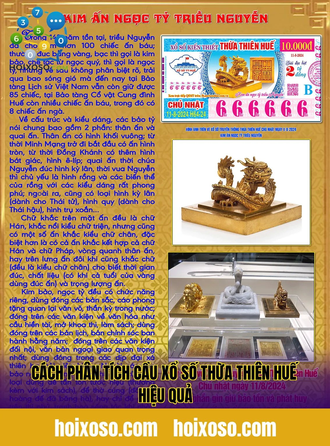 Cách phân tích cầu xổ số Thừa Thiên Huế hiệu quả