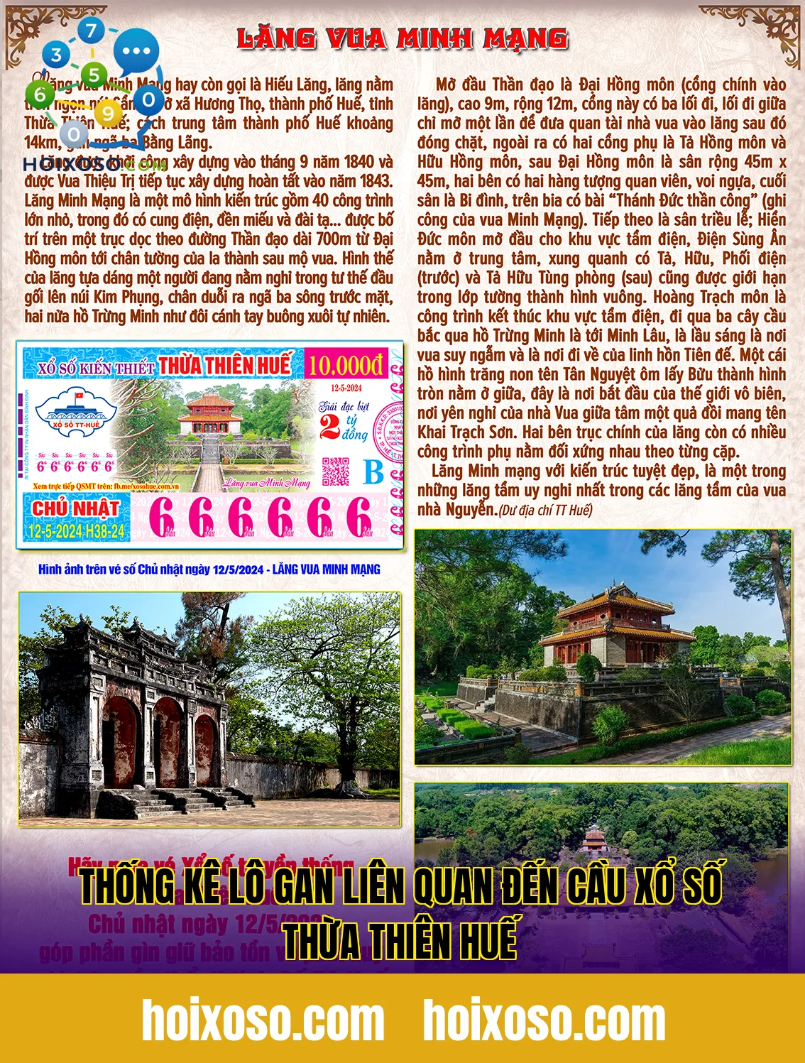 Thống kê lô gan liên quan đến cầu xổ số Thừa Thiên Huế