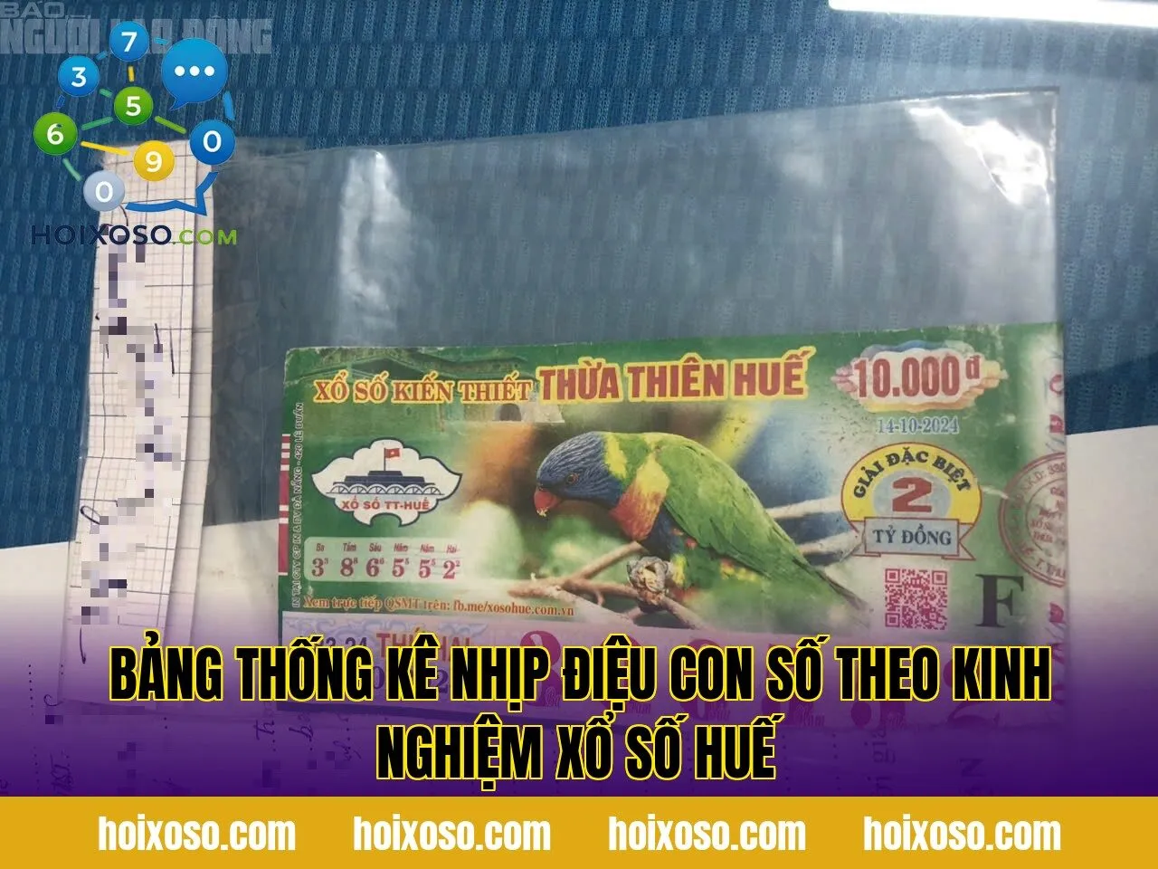 Bảng thống kê nhịp điệu con số theo kinh nghiệm xổ số Huế