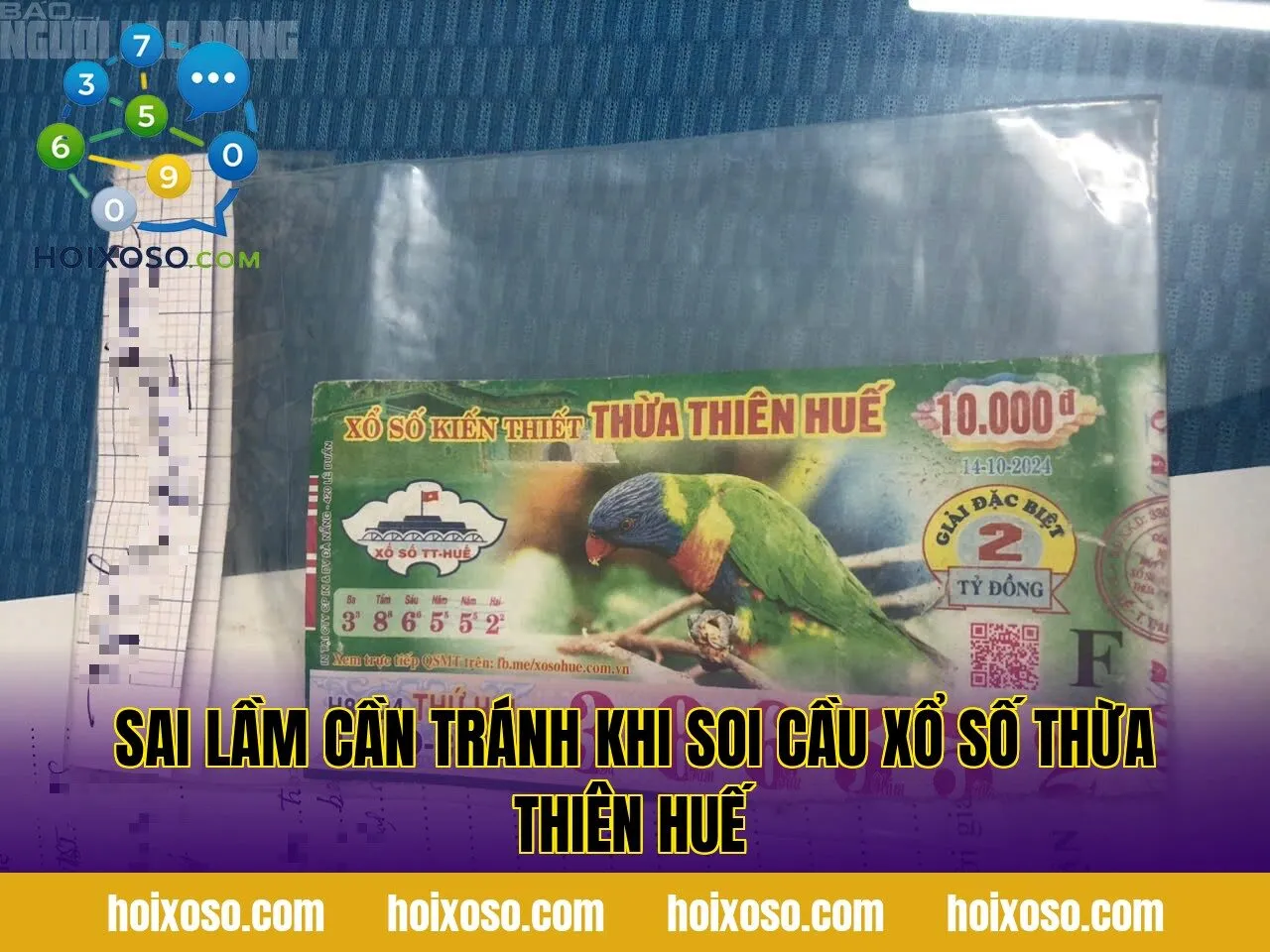Sai lầm cần tránh khi soi cầu xổ số Thừa Thiên Huế