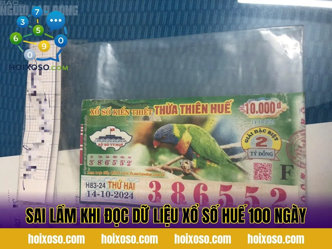 Sai lầm khi đọc dữ liệu xổ số Huế 100 ngày
