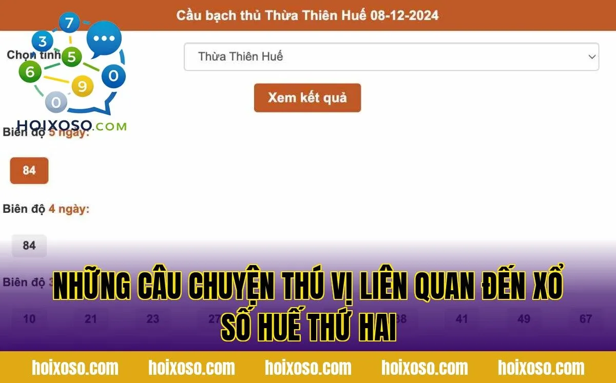 Những câu chuyện thú vị liên quan đến xổ số Huế thứ Hai