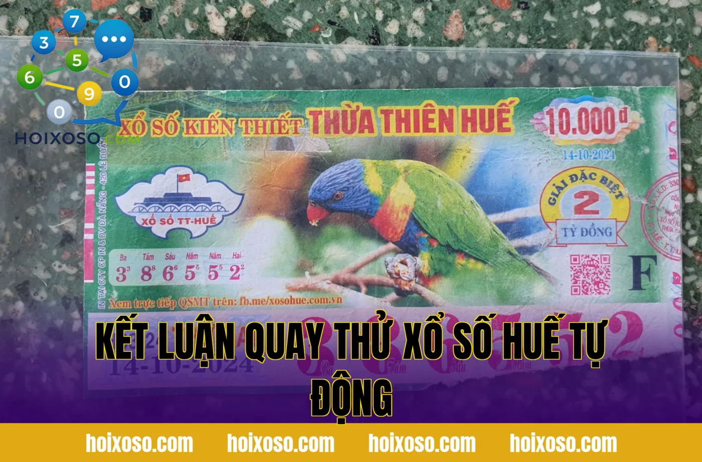 Kết luận quay thử xổ số Huế tự động