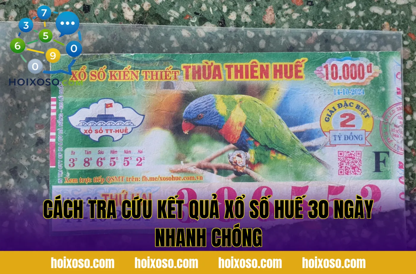 Cách tra cứu kết quả xổ số Huế 30 ngày nhanh chóng
