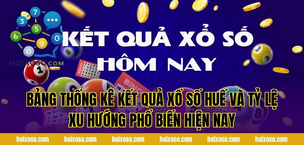 Bảng thống kê kết quả xổ số Huế và tỷ lệ xu hướng phổ biến hiện nay