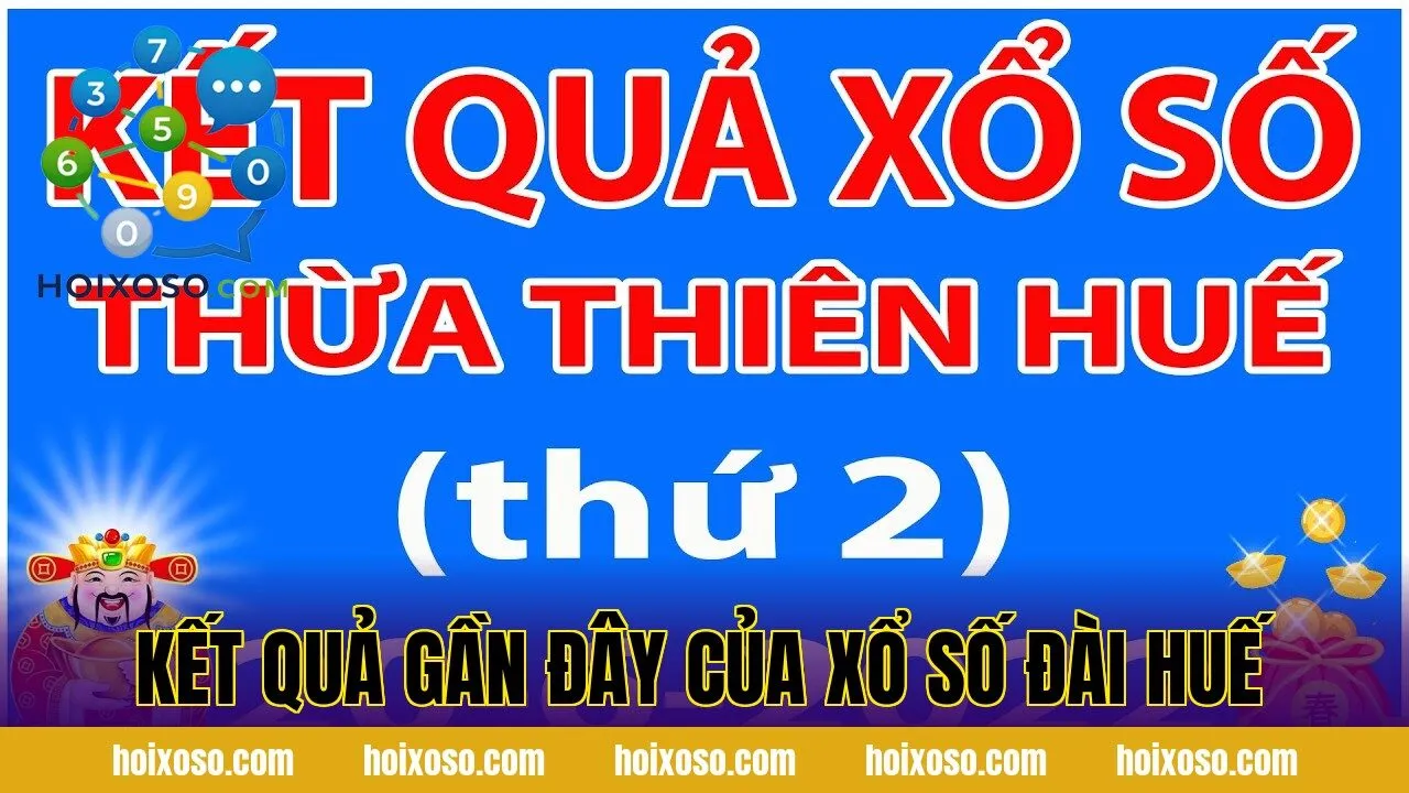 Kết quả gần đây của xổ số đài Huế