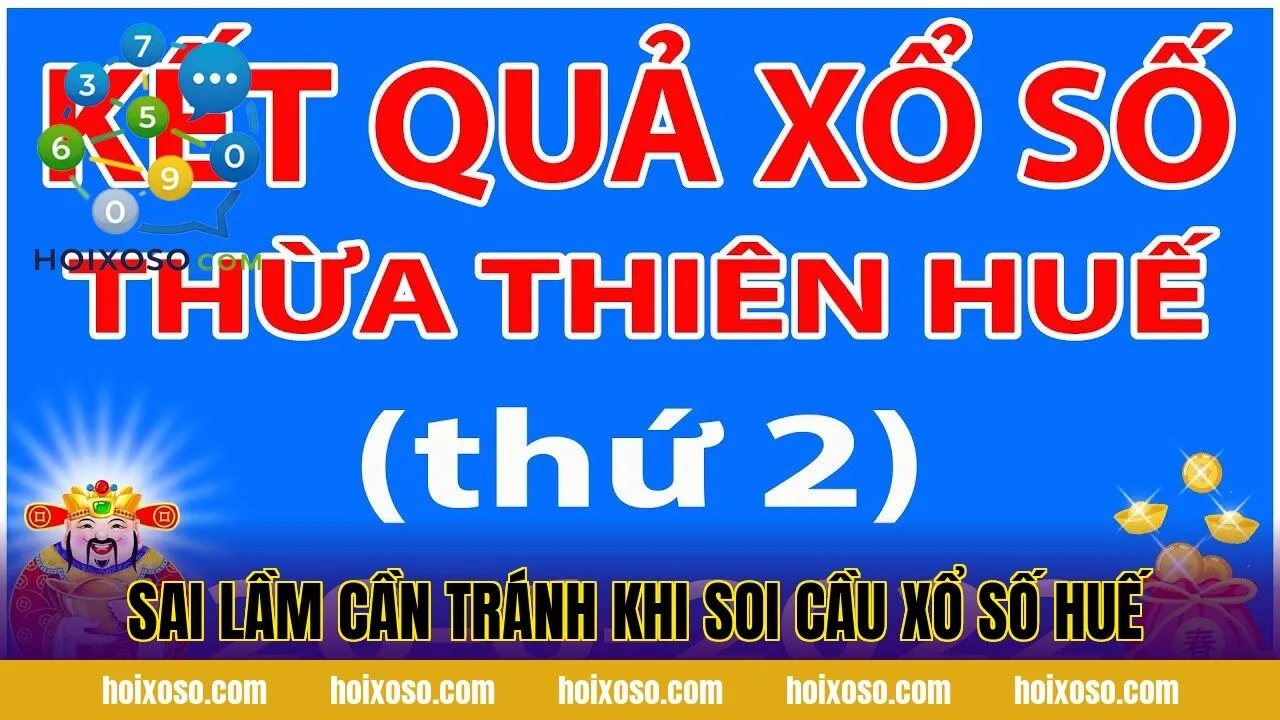 Sai lầm cần tránh khi soi cầu xổ số Huế