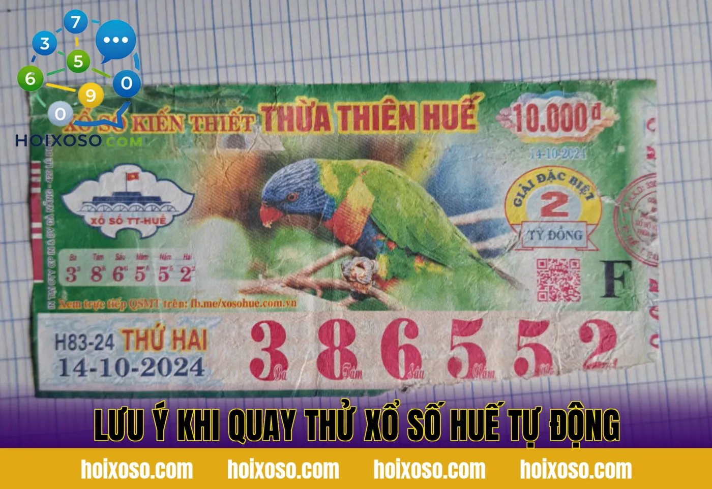Lưu ý khi quay thử xổ số Huế tự động