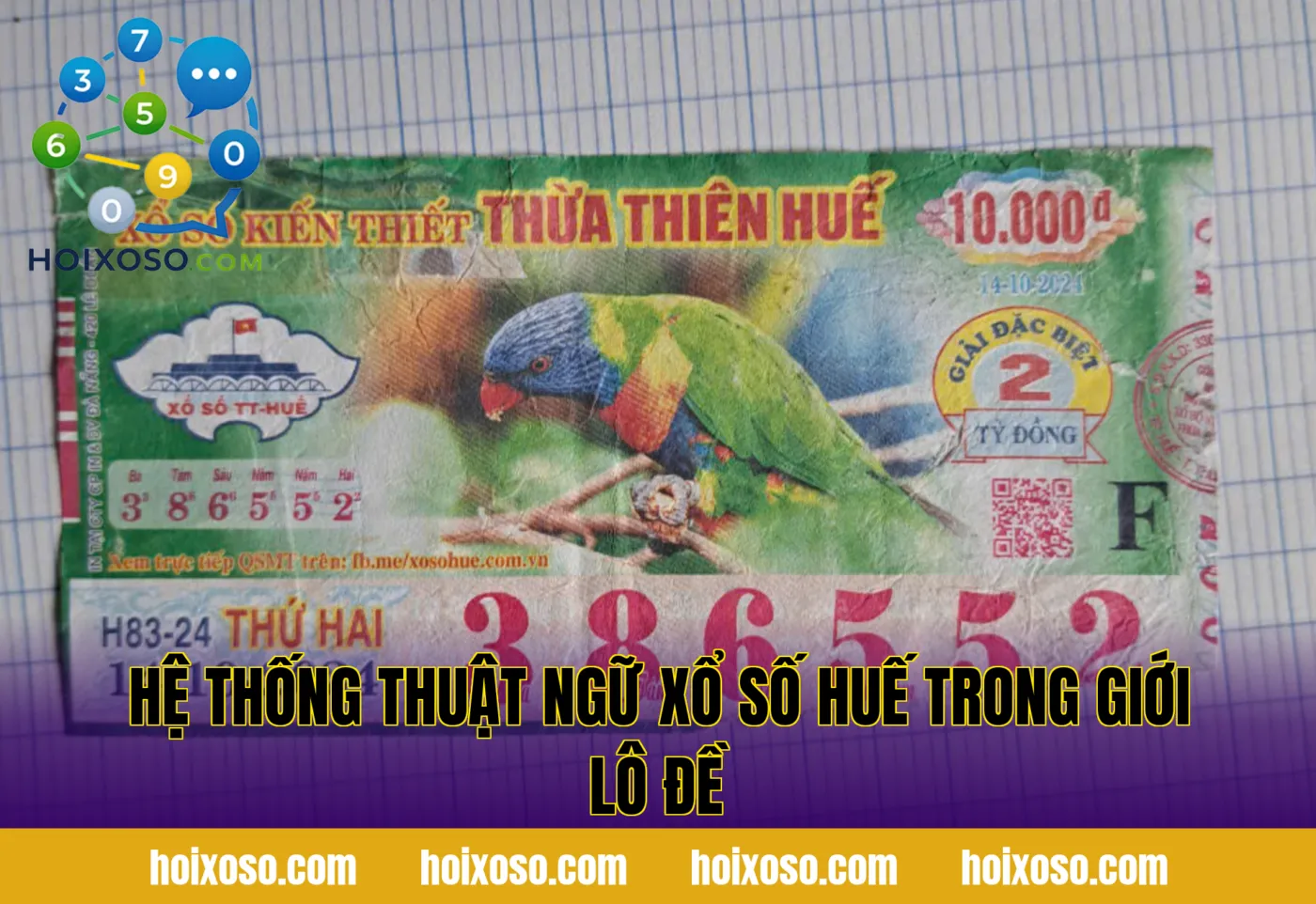 Hệ thống thuật ngữ xổ số Huế trong giới lô đề