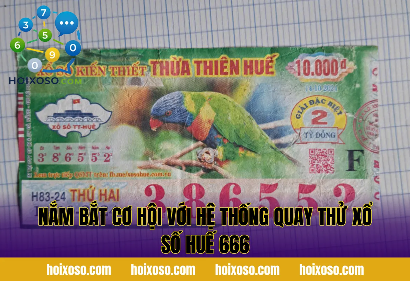 Nắm bắt cơ hội với hệ thống quay thử xổ số Huế 666