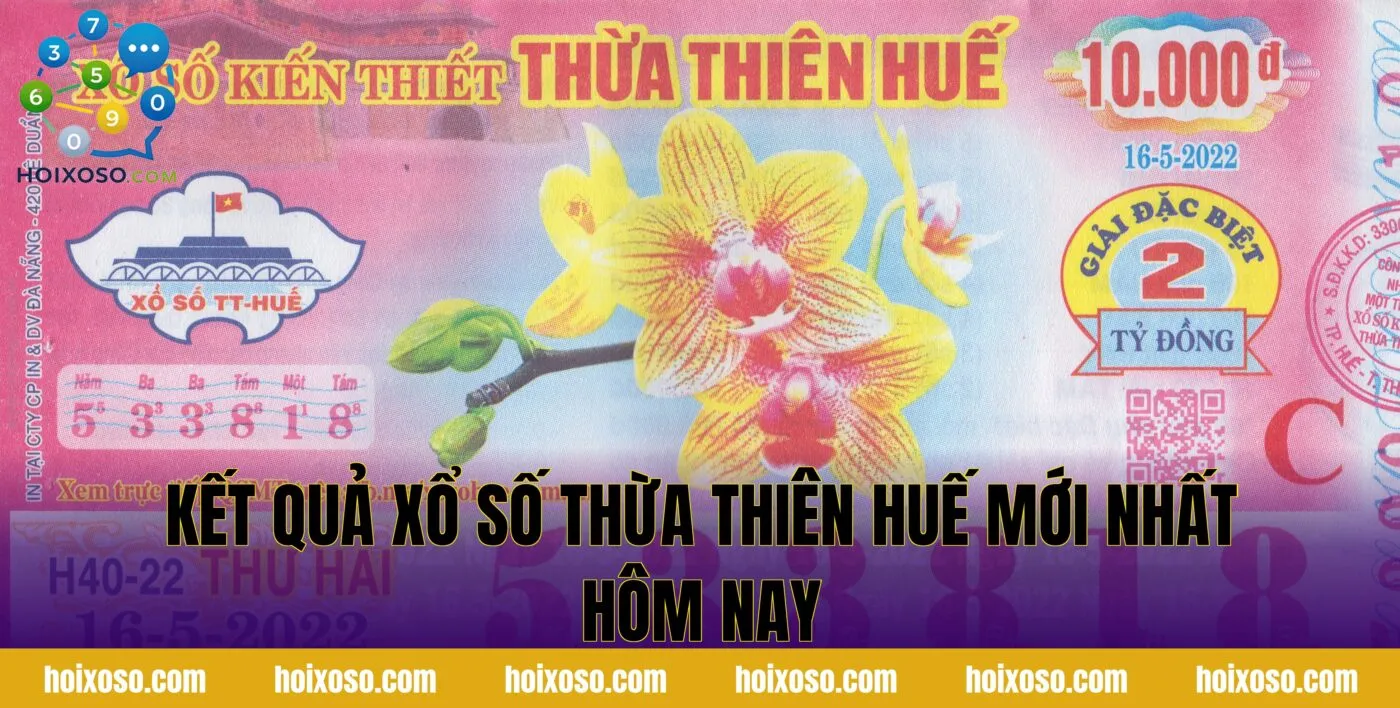 Kết quả xổ số Thừa Thiên Huế mới nhất hôm nay