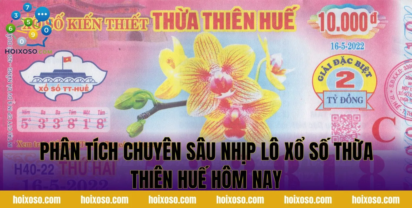 Phân tích chuyên sâu nhịp lô xổ số Thừa Thiên Huế hôm nay