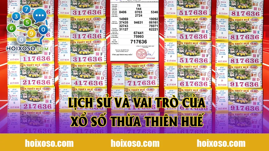 Lịch sử và vai trò của Xổ số Thừa Thiên Huế trong hệ thống XSMT