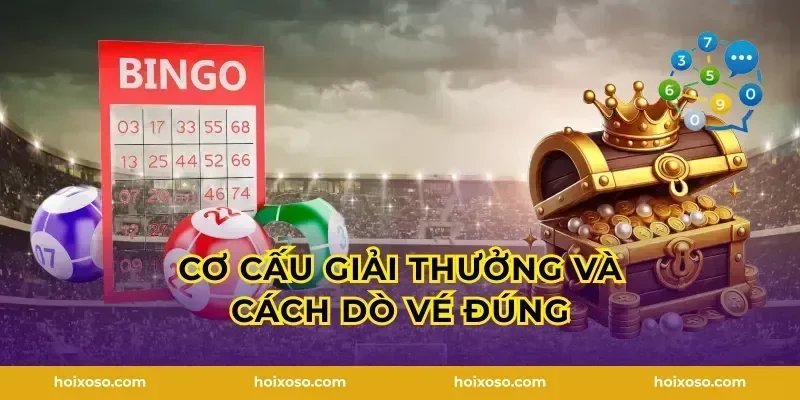 Cơ cấu giải thưởng và cách dò vé đúng